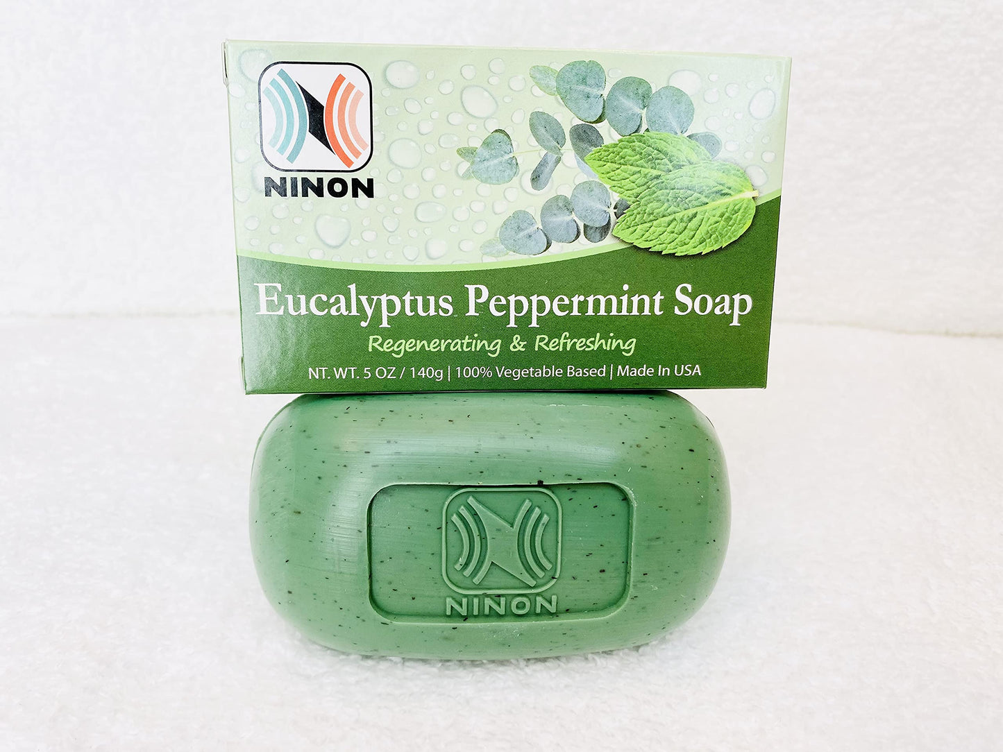 Ninon NINON (6 PACK) Moisturizing Body Wash Bar Soap, Face Soap -Acne Soap 100% Natural Ingredients & Therapeutic Essential Oils| 5oz Per Bar, MADE IN USA