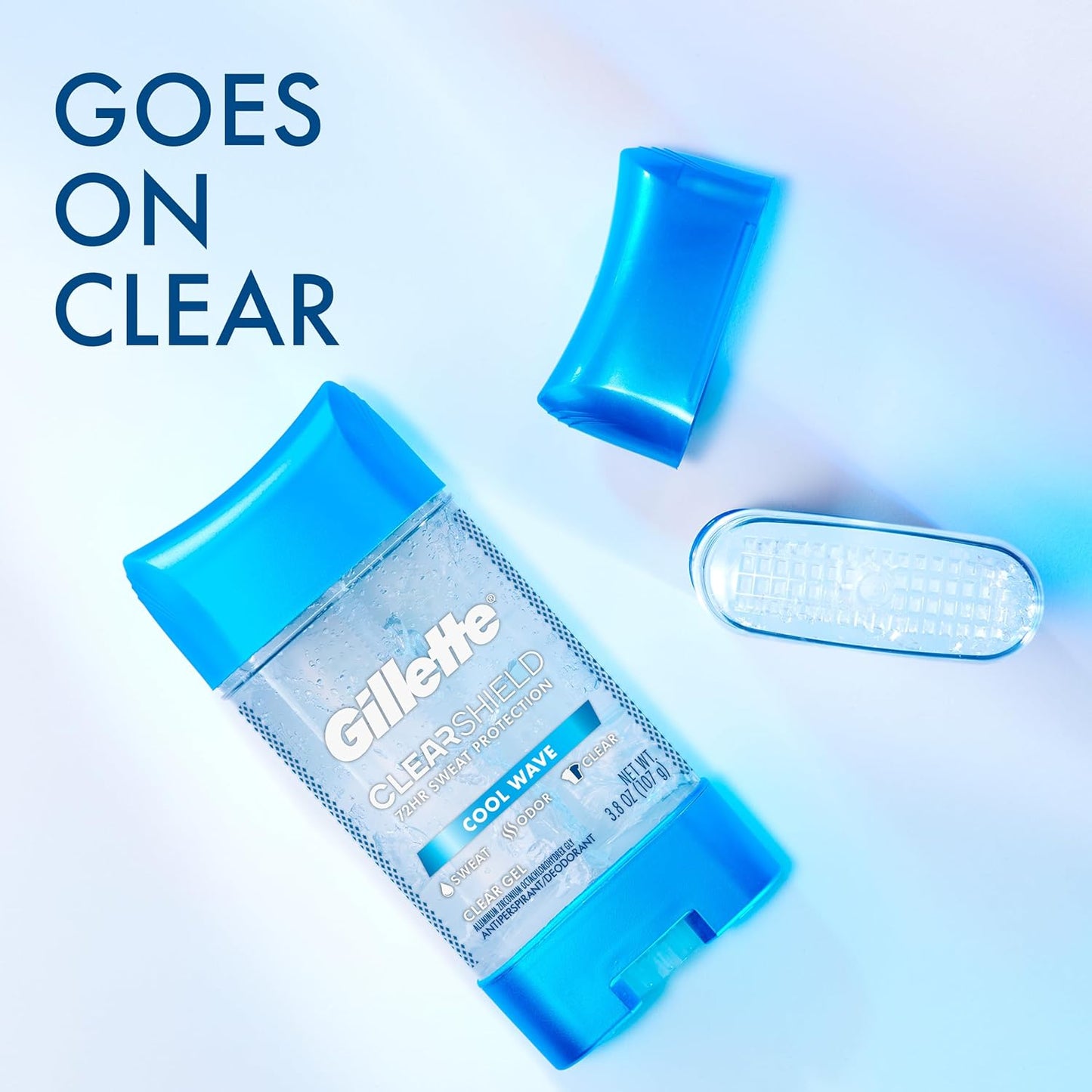 Gillette Clear Gel Anti-Perspirant & Deodorant - Long-Lasting Freshness | Pack of 6