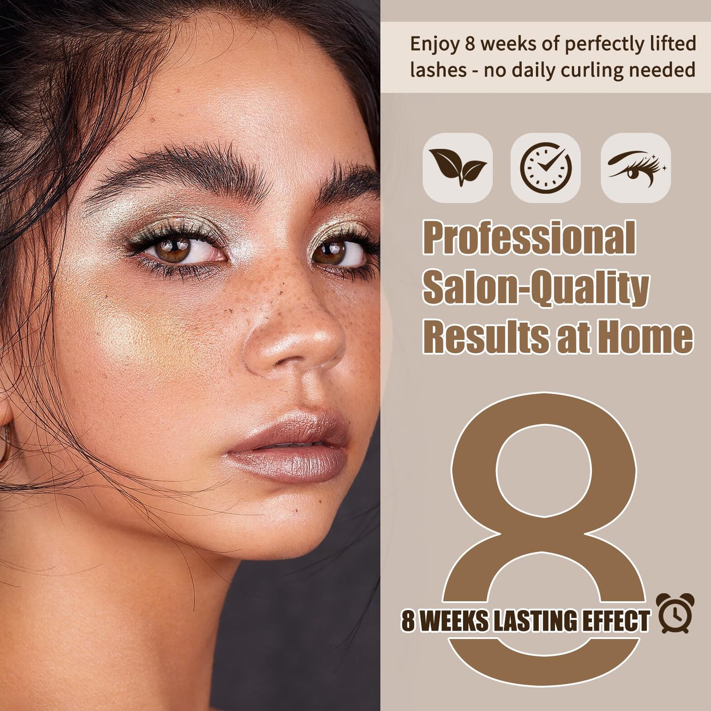 Lash Lift Kit, 2026 Upgraded Eyelash Perm Kit with Lasting Curling, Perming, Lifting & Natural Look, Semi-Permanent Salon Grade DIY Curling Perming Wave, Easy for Beginner & Professional