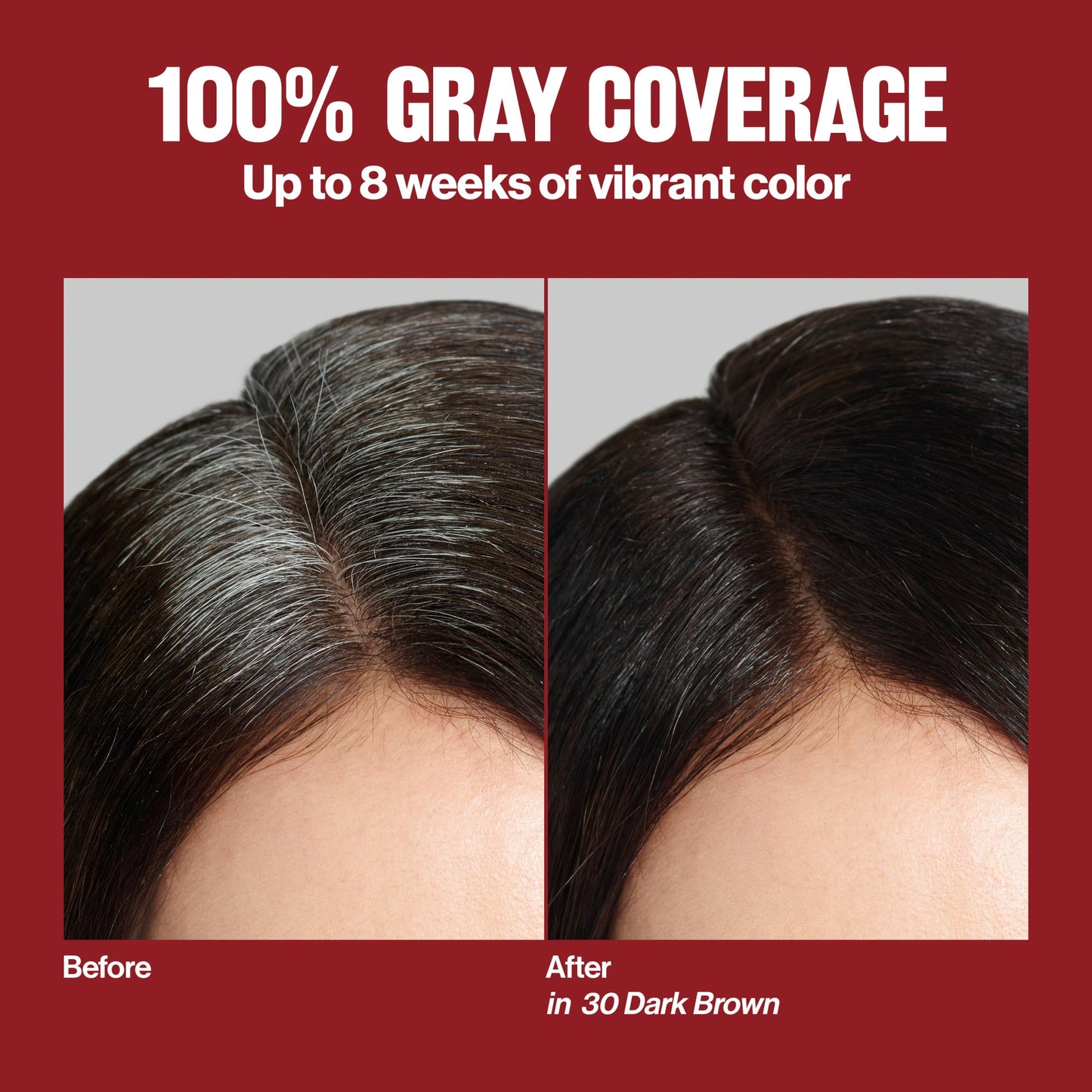 Revlon ColorSilk with Bond Repair Complex, Permanent Hair Color, 100% Gray Coverage, Ammonia Free Dye, Vegan Keratin, 45 Bright Auburn, 3 pack