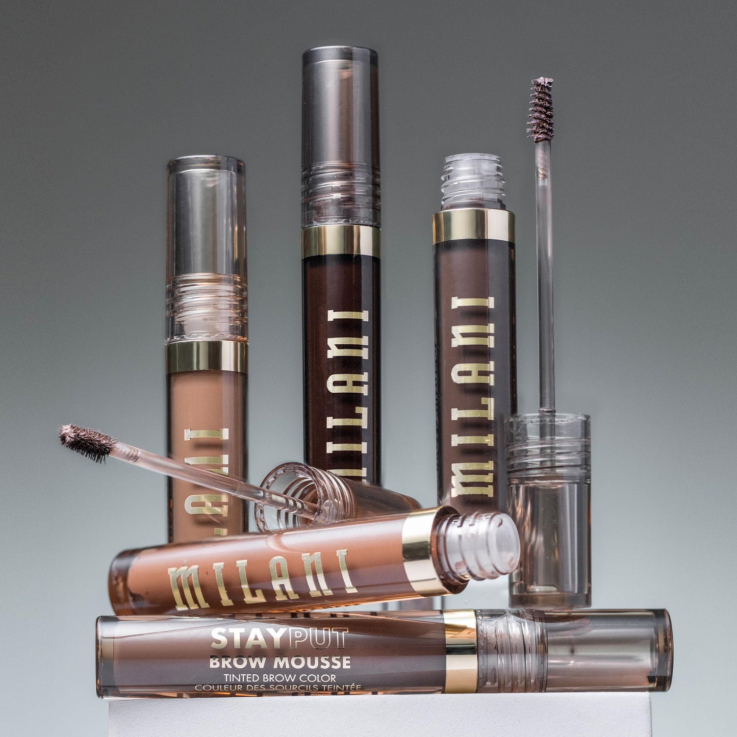 Milani Brow Tint- Stay Put Tinted Brow Mousse, Nourishing, High-Pigment infused with Shea Butter, Jojoba Seed Oil & Panthenol Vitamin B5
