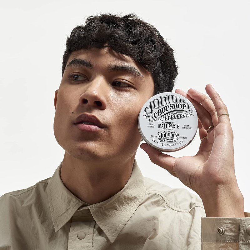 Men's Hair Styling Matte Paste - Pro-Quality Strong Hold & Natural Look | 2.6 oz with Soybean Oil Hydration