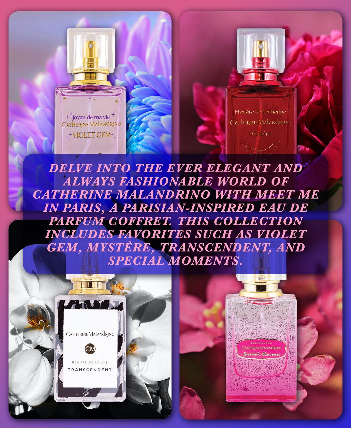 Meet Me In Paris Eau de Parfum Coffret Collection Set, 20ml, by Catherine Malandrino