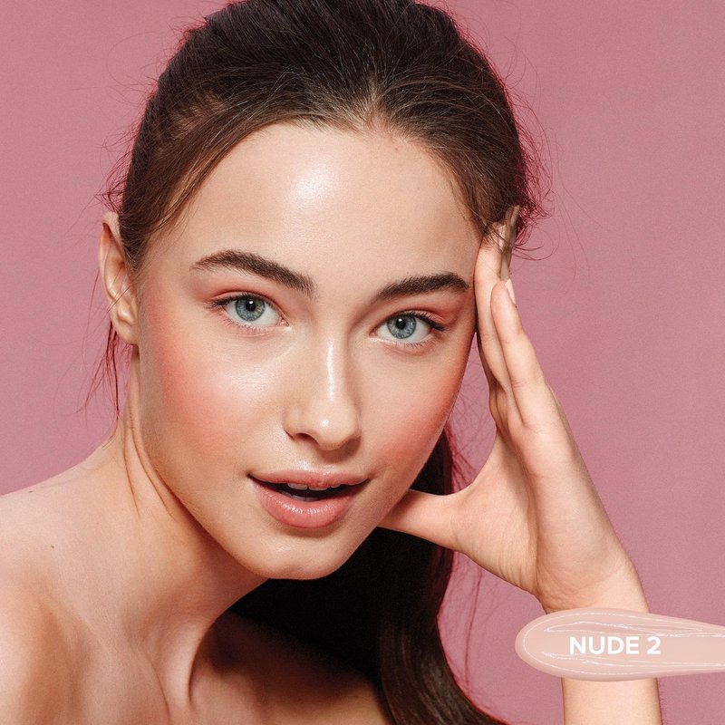 Nudestix Tinted Cover Liquid Foundation – Lightweight, Buildable Coverage for a Natural Radiant Finish | Hydrating Formula with 18 Botanical Extracts | Clean, Vegan Makeup, Shade: Nude 2