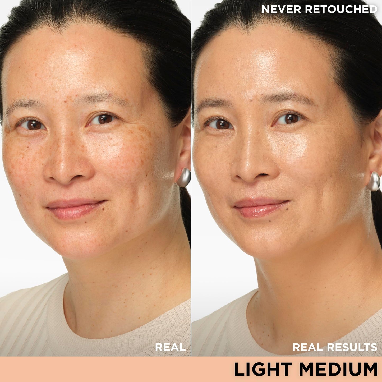 IT Cosmetics CC+ Nude Glow (Light Medium) - Medium Coverage Foundation with SPF 40 & Brightening Glow Serum, Lightweight Skin Tint, 2% Niacinamide + Hyaluronic Acid, Up to 24H Hydration - 1.08 fl oz