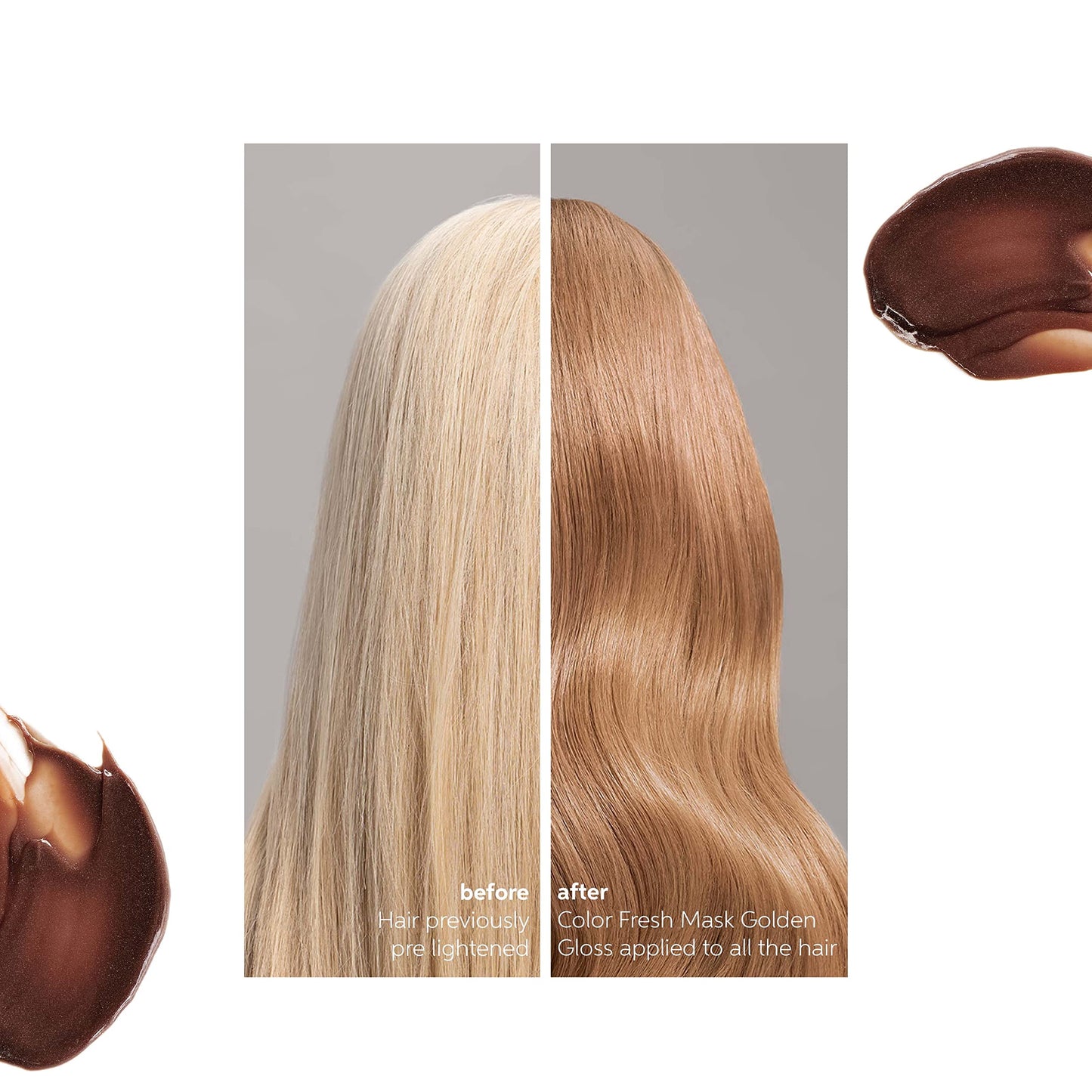 Wella Professionals Color Fresh Mask | Golden Gloss | Natural Shade | Hair Color-Depositing Mask | Vegan Formula with Avocado Oil | Zero Damage | Silicone Free | 5 Fl Oz