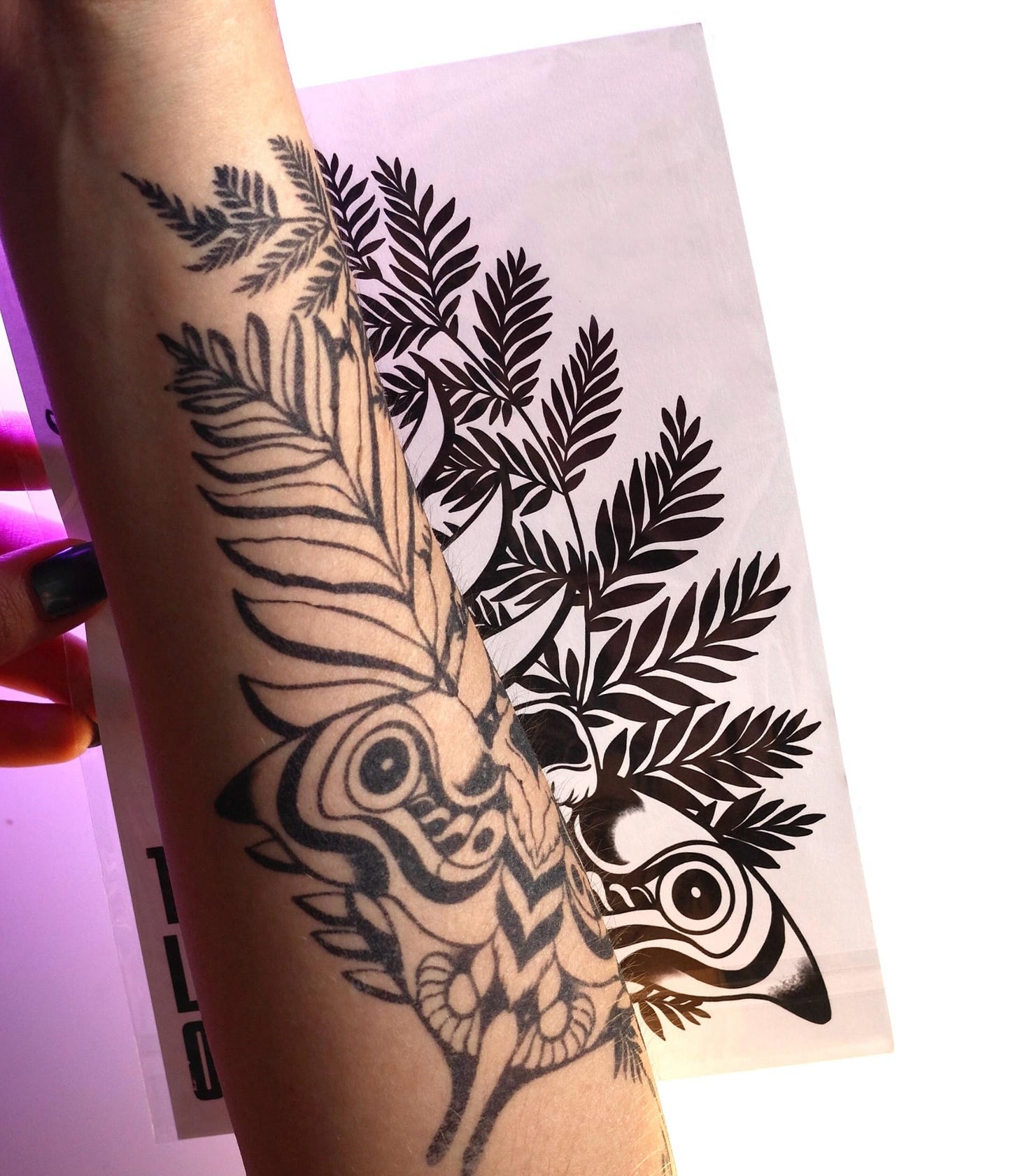 Ellie Long Lasting Tattoo | Cosplay Stickers for Body | Semi-Permanent Waterproof Fake Tattoos | Props Body Sticker Lasts 7-14 days