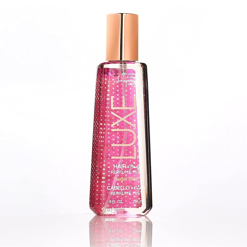 Luxe Perfumery Hair & Body Perfume Mist - Sugar Bliss Scent, 8 Fl Oz | Pack of 2