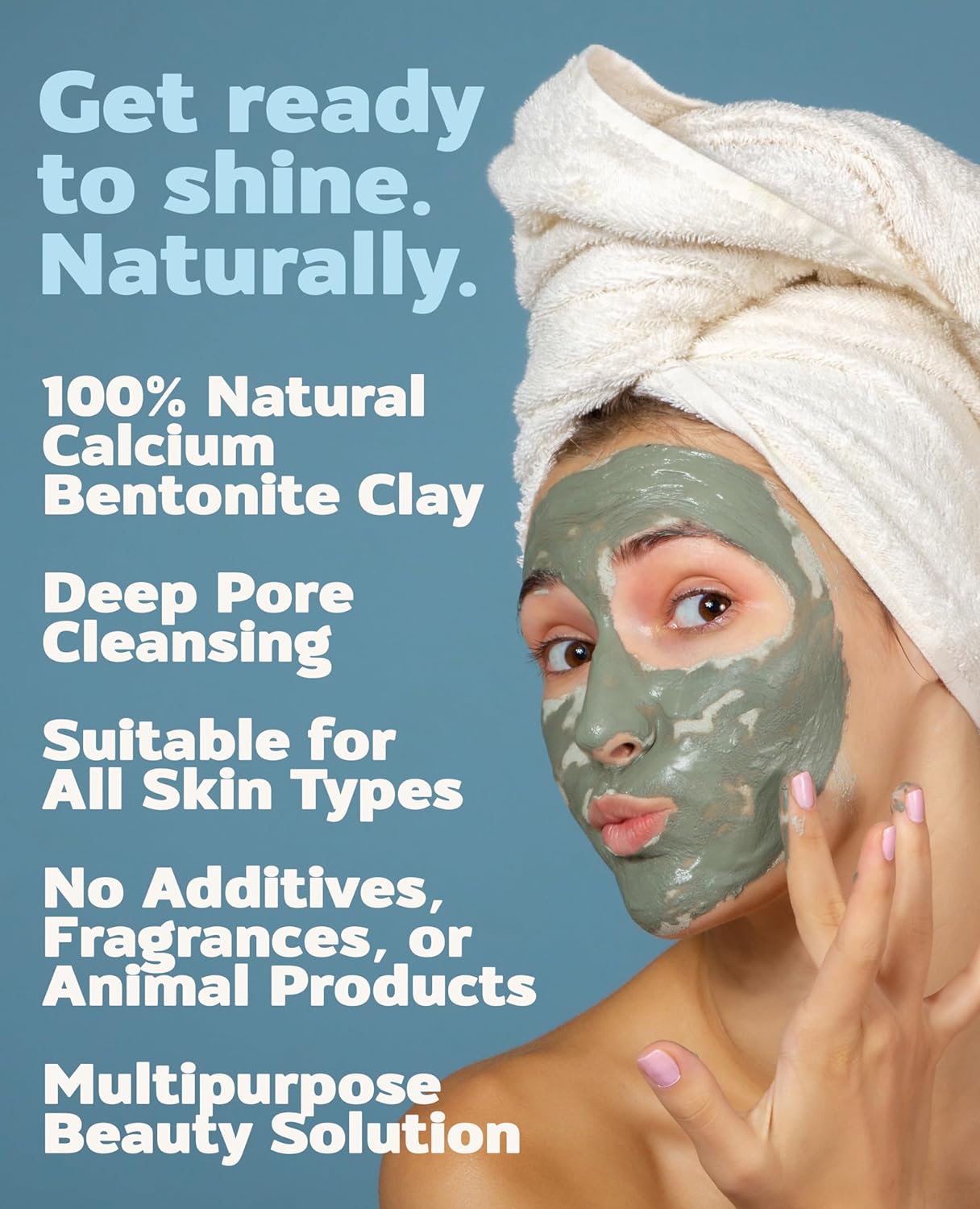 Aztec Secret Indian Healing Clay 10oz - Natural Deep Pore Cleansing Facial & Body Mask