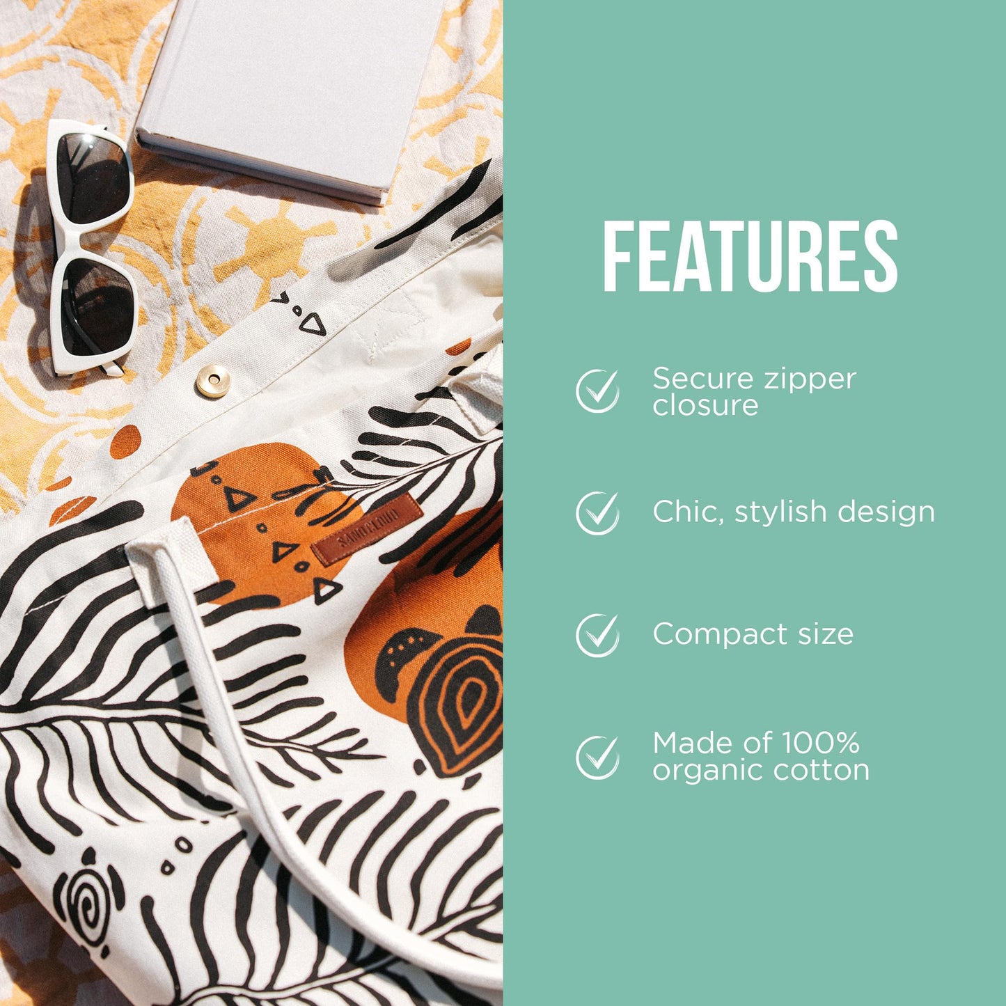 Sand Cloud Zipper Pouch - Durable & Stylish Canvas Pouch for Travel &Work