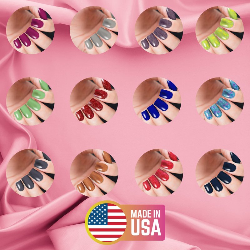 Mia Secret Nail Art Powder - Fabulous Collection (12 PC)