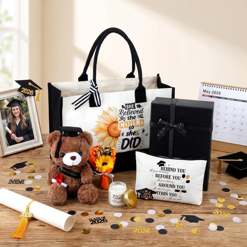 Graduation Gifts for Women | 10-Pc Gift Basket for Class of 2026 | Perfect for Daughters, Sisters & Friends