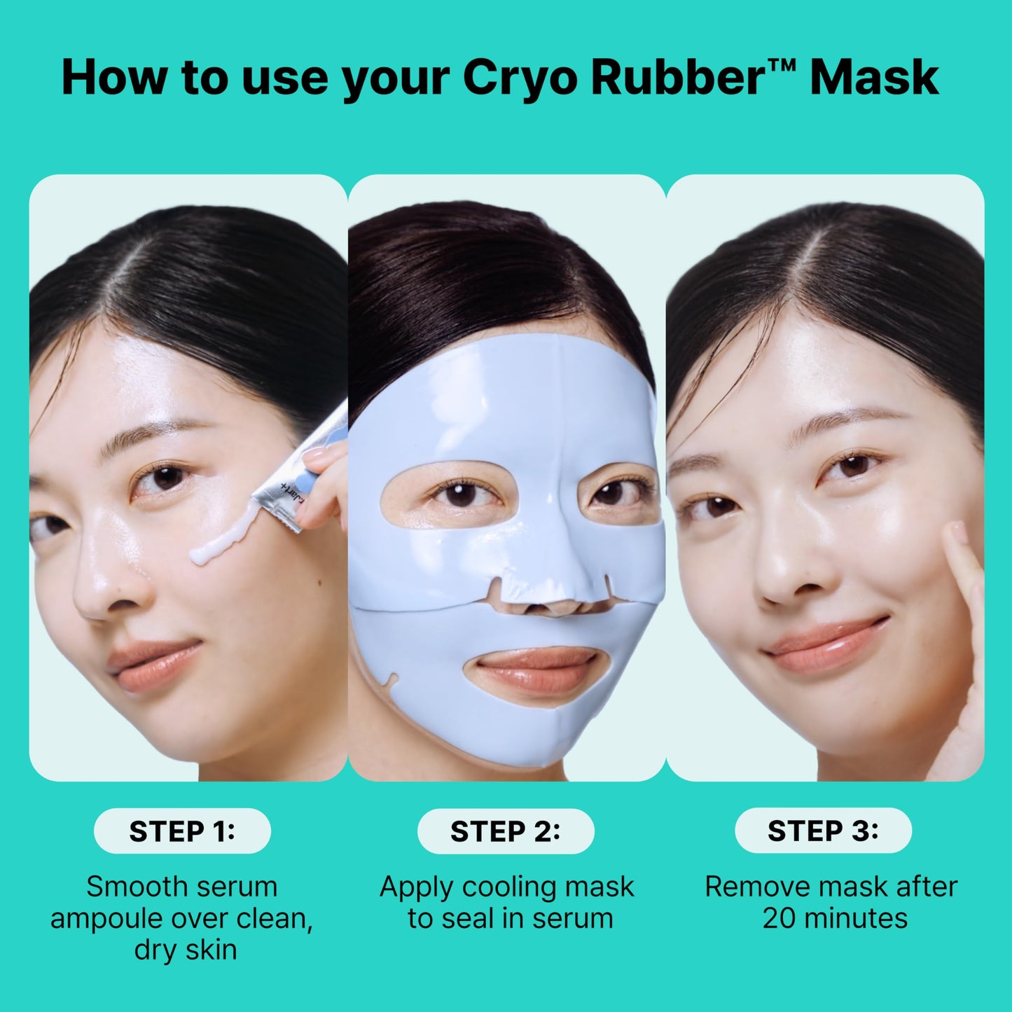 Dr.Jart+ Cryo Rubber Soothing and Cooling Korean Face Mask with Allantoin and Peptides | Korean Skin Care