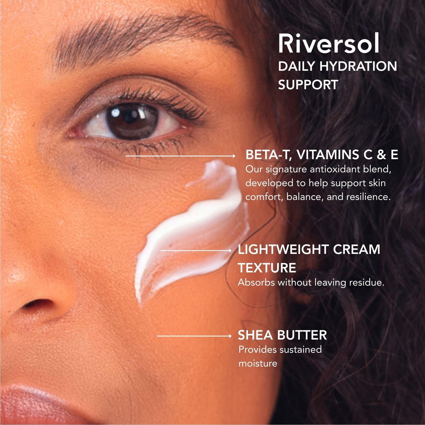 Riversol Rosacea Cream & Face Moisturizer for Dry & Sensitive Skin | Redness Relief | Anti-Aging Hydration for Mature Skin | Fragrance Free | Dermatologist Developed | 4 Month Supply