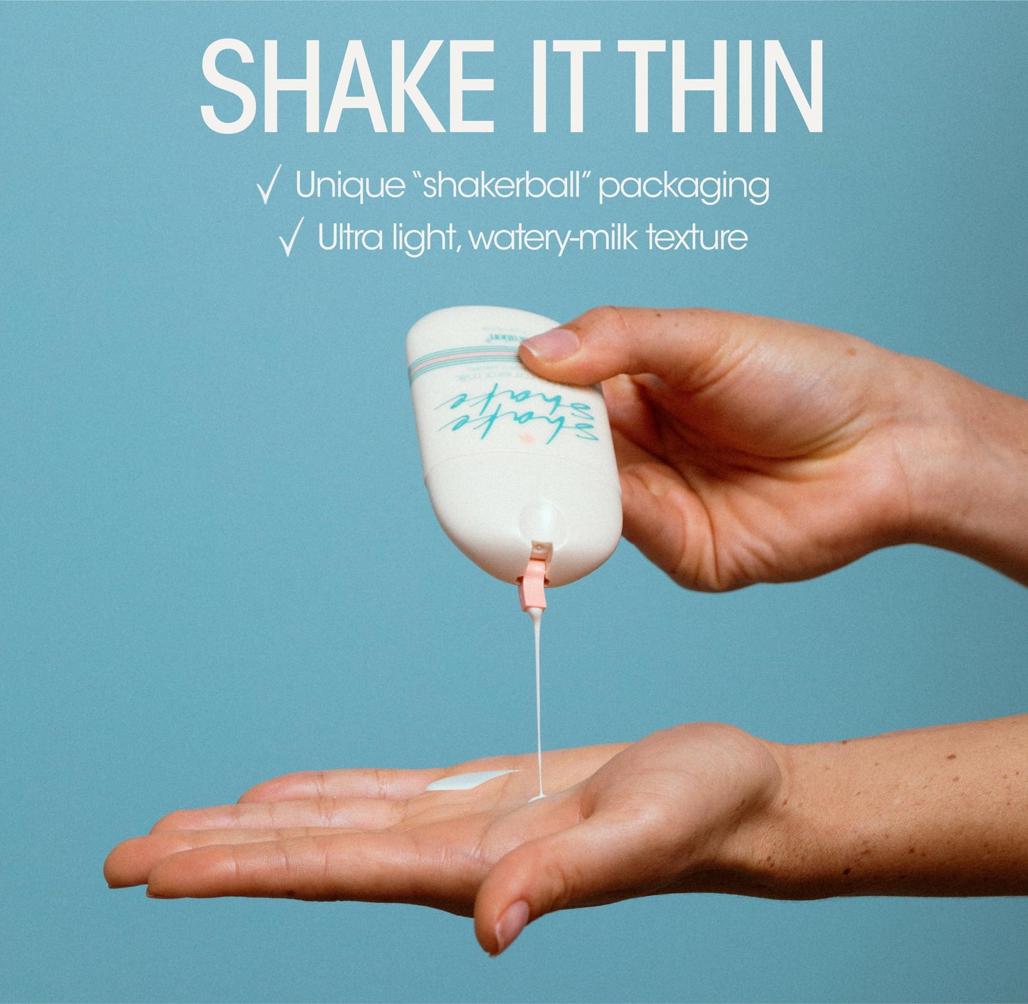 Vacation Shake Shake SPF 50 Mineral Face Sunscreen, 1.7 Fluid Ounces - Non-Nano Zinc Oxide, Non-Comedogenic, Streak-Free, Water-Resistant, Broad Spectrum, Moisturizer with SPF, Vegan