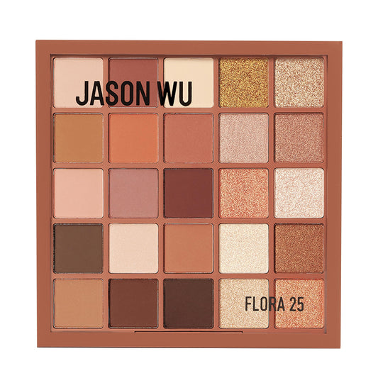 Jason Wu Flora 25 Eye Shadow Pallete - Earth Angel 25 Pigmented, Buildable, Blendable Color Pallete - 0.5 oz (16.25 g)