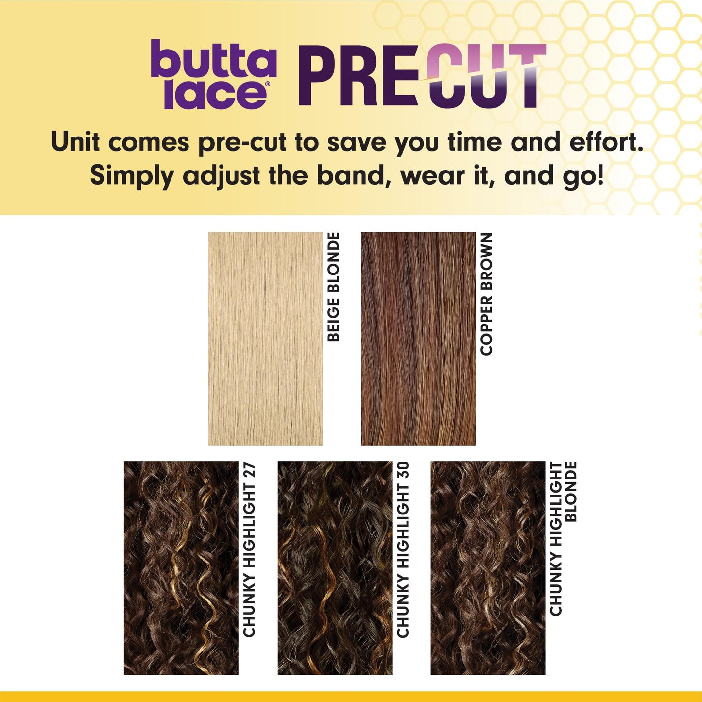 Sensationnel Butta Lace Precut Wigs - Unit 9 Glueless Extra Wide 5 Inch Deep Parting Synthetic Pre Tweezed Smaller Knot Hairline (COPPERBROWN)