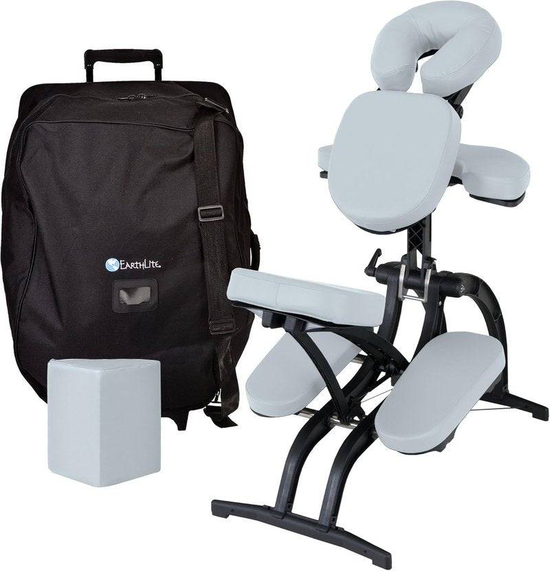 Portable Massage Chair - AVILA II Premium Folding Spa & Tattoo Chair | Includes Rolling Carry Case