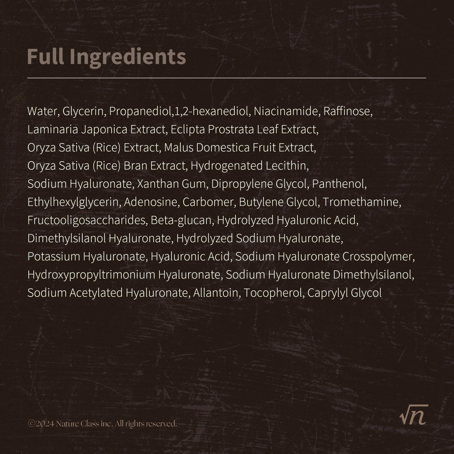 NATURECLASS R33 Serum Niacinamide Hyaluronic Acid, Korean Skincare Glass Skin, Brightening Hydrating Face Serum, Dark Spot Correcting Pore Minimizer Facial Serum, K Beauty Fragrance Free, 1.69 fl oz