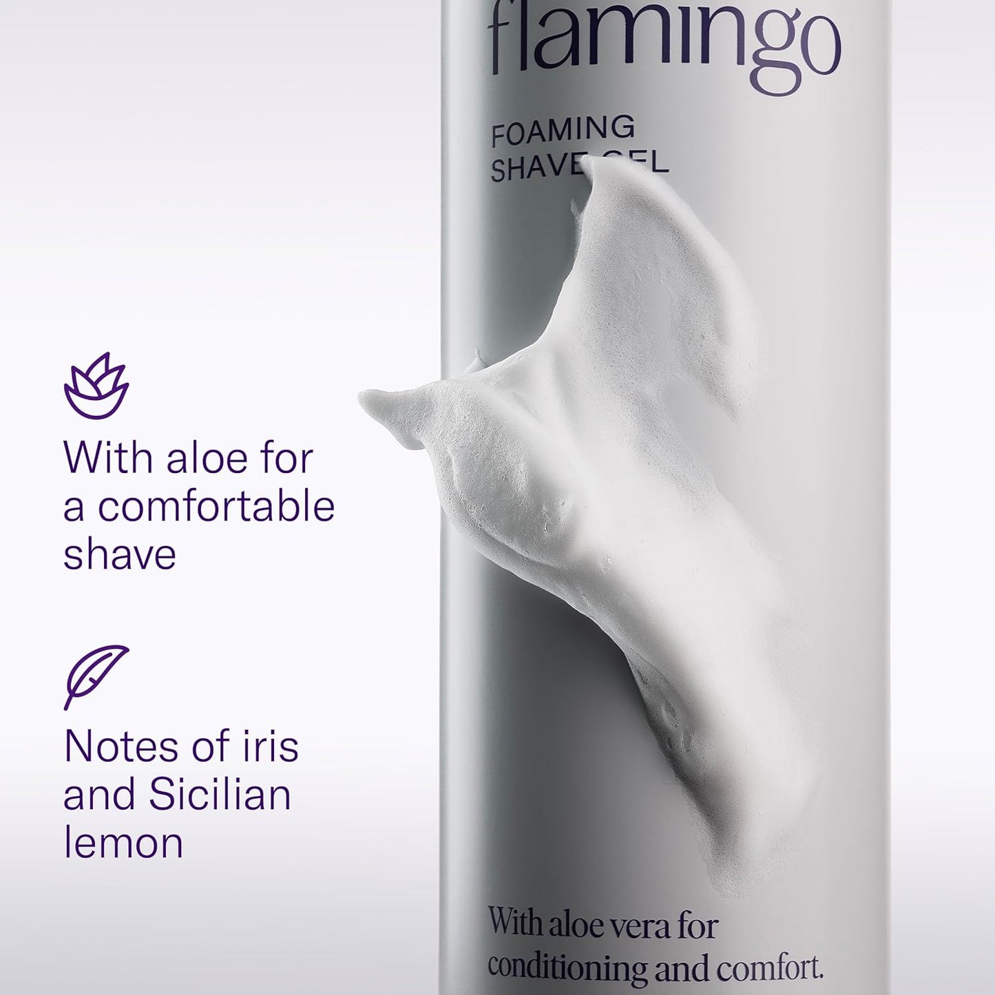 Flamingo 5-Blade Women's Razors - Smooth Shaving Handle & Gel | Sage | Pack of 2