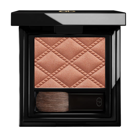 GA-DE Idyllic Soft Satin Blush Powder, 25 - Makeup Powder for Cheeks - Silky Color, Buildable Texture, Sheer to Dramatically Flushed Look - 0.28 oz