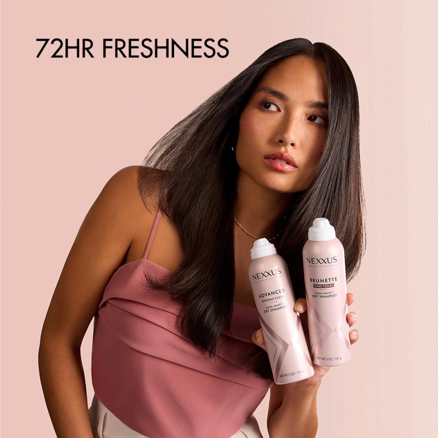 Nexxus Styling Refreshing Dry Shampoo Refresh Brunette Dark Tones Dry Shampoo Powered by Flexx-Adapt™ Technology and Infused with a Protein Complex 5 oz