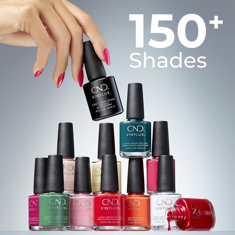 CND Vinylux Pink Nail Polish - Longwear Gel-Like Shine & Chip Resistant | 0.5 Fl Oz