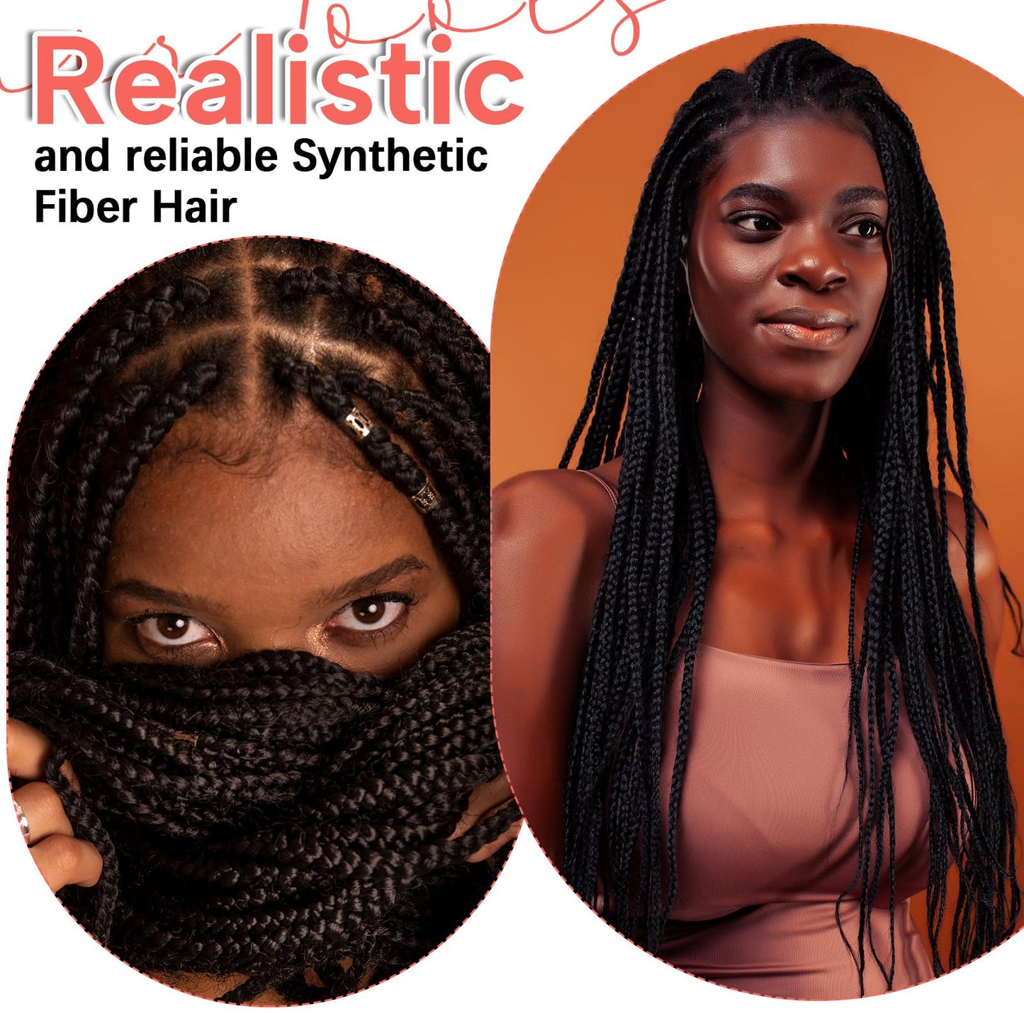 Suncalla 14 Pcs Braided Wig Cap Set Includes Crochet Wig Cap with Baby Hair 26 Inch Black Braiding Hair Pre Stretched Crochet Hooks, Glueless for Black Women Making Synthetic Braids Cornrow Extensions