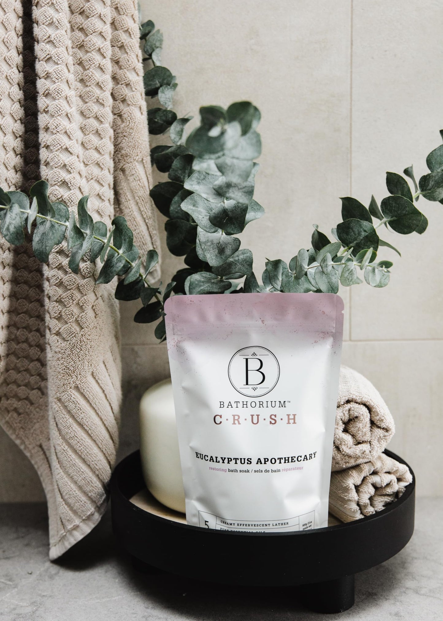 Bathorium Eucalyptus Apothecary Crush Bath Soak, 21 oz