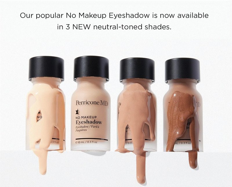 Perricone MD No Makeup Liquid Eyeshadow - Hydrating Serum Texture - Crease-Proof Anti-Aging with Vitamin C - Smooths & Brightens Eyelids - Long-Wearing Satin Finish for All Ages, Shade 2, 0.3 fl oz