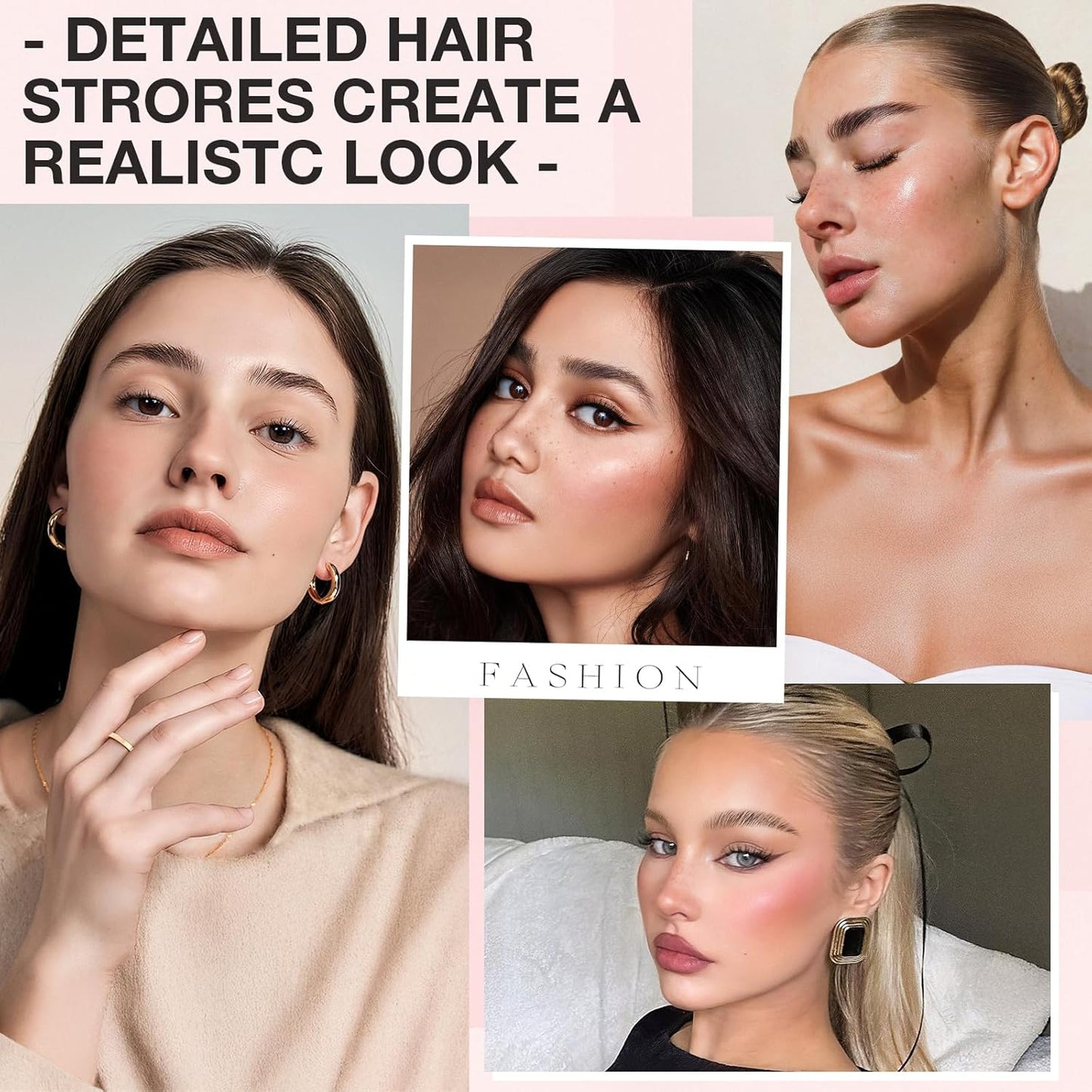 Eyebrow Tattoo Stickers - 20 Sheets Waterproof 4D Hair-Like Natural Peel-Off Transfers | Natural Brown