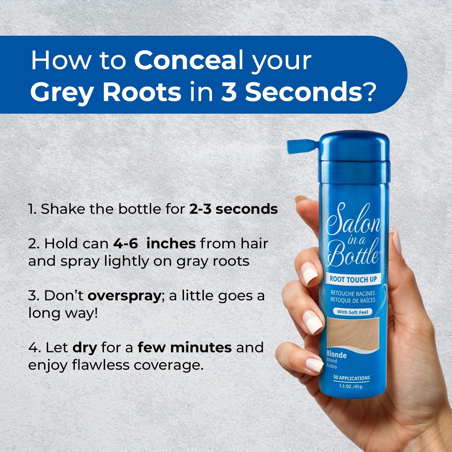 Salon in a Bottle Root Touch up Hair Spray