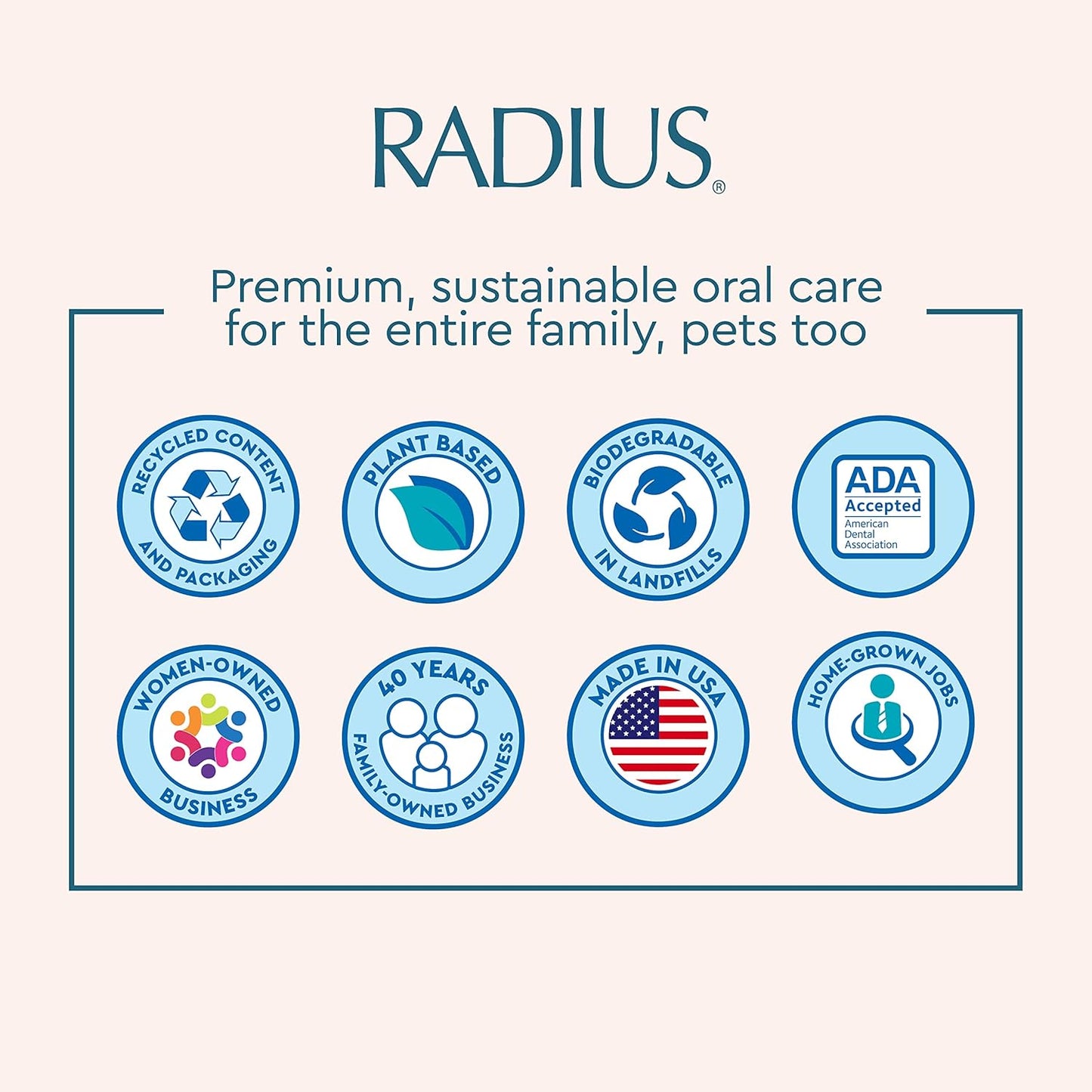 RADIUS Totz Toothbrush - Extra Soft BPA-Free Brush for Delicate Teeth & Gums | Pink Sparkle, Age 18 Months+