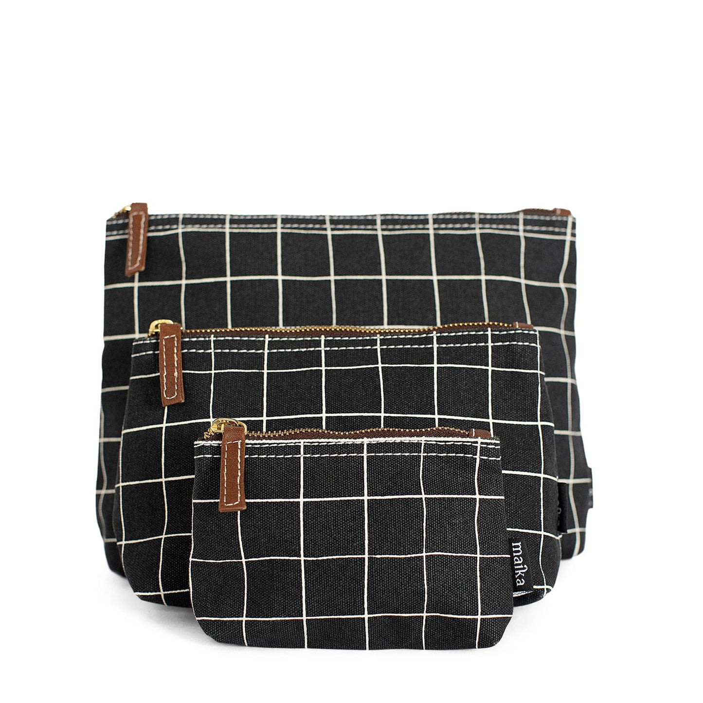 MAIKA Recycled Canvas Medium Travel Pouch, Belvedere