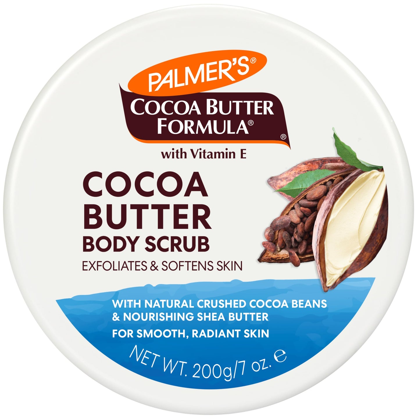 Palmer's Cocoa Butter Formula Exfoliating Body Scrub for Smooth Skin, Skin Exfoliator for Women and Men, 7.05 oz