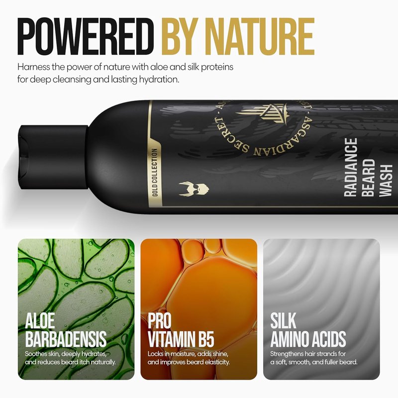 Radiance Beard Wash - Cleanse & Nourish Your Beard | Valhalla’s Gates - 8 fl oz