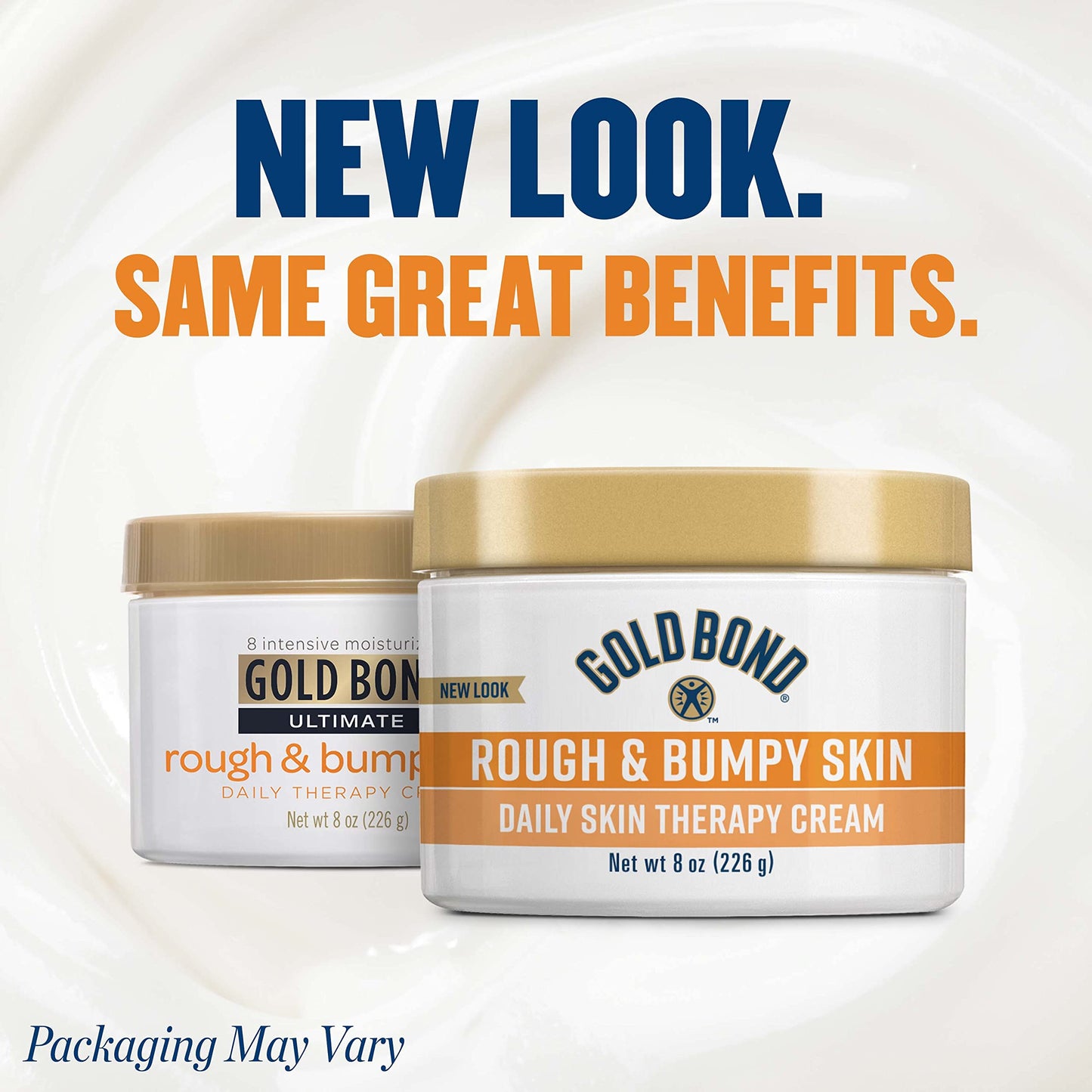 Gold Bond Rough & Bumpy 8 oz Cream & AmLactin Daily Nourish 14.1 oz Lotion with 12% Lactic Acid for Dry Skin