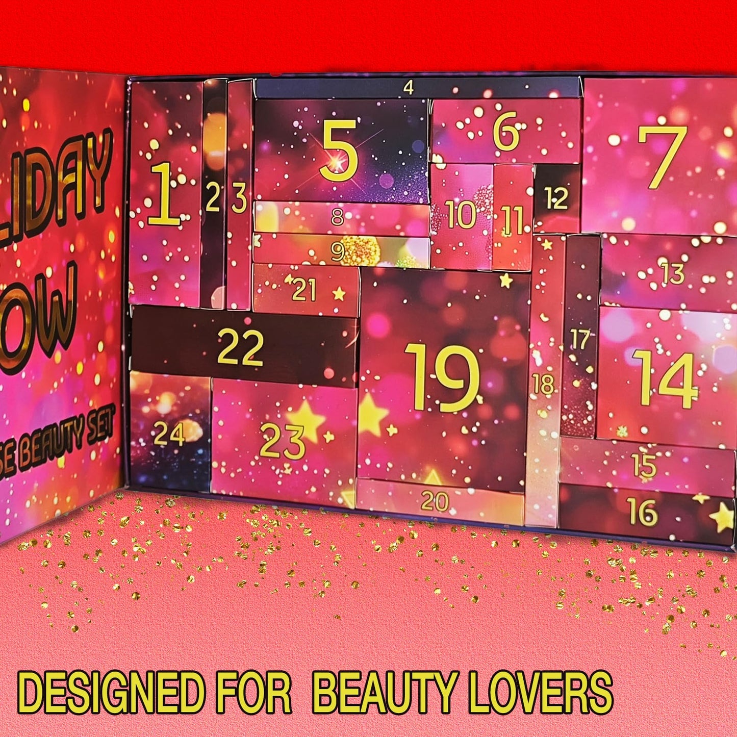 Makeup Advent Calendar 2025 Teens Girls Christmas Countdown Calendar Makeup Gift Set,Xmas 24 Individually Gift Box Calendar for Women Full Make up Kit