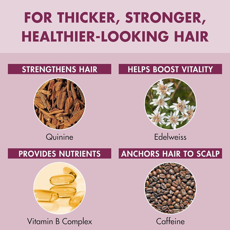 Klorane Intense Strengthening Serum - Quinine Hair Thinning Solution | Non-Greasy Leave-In Formula - 3.3 fl. oz.