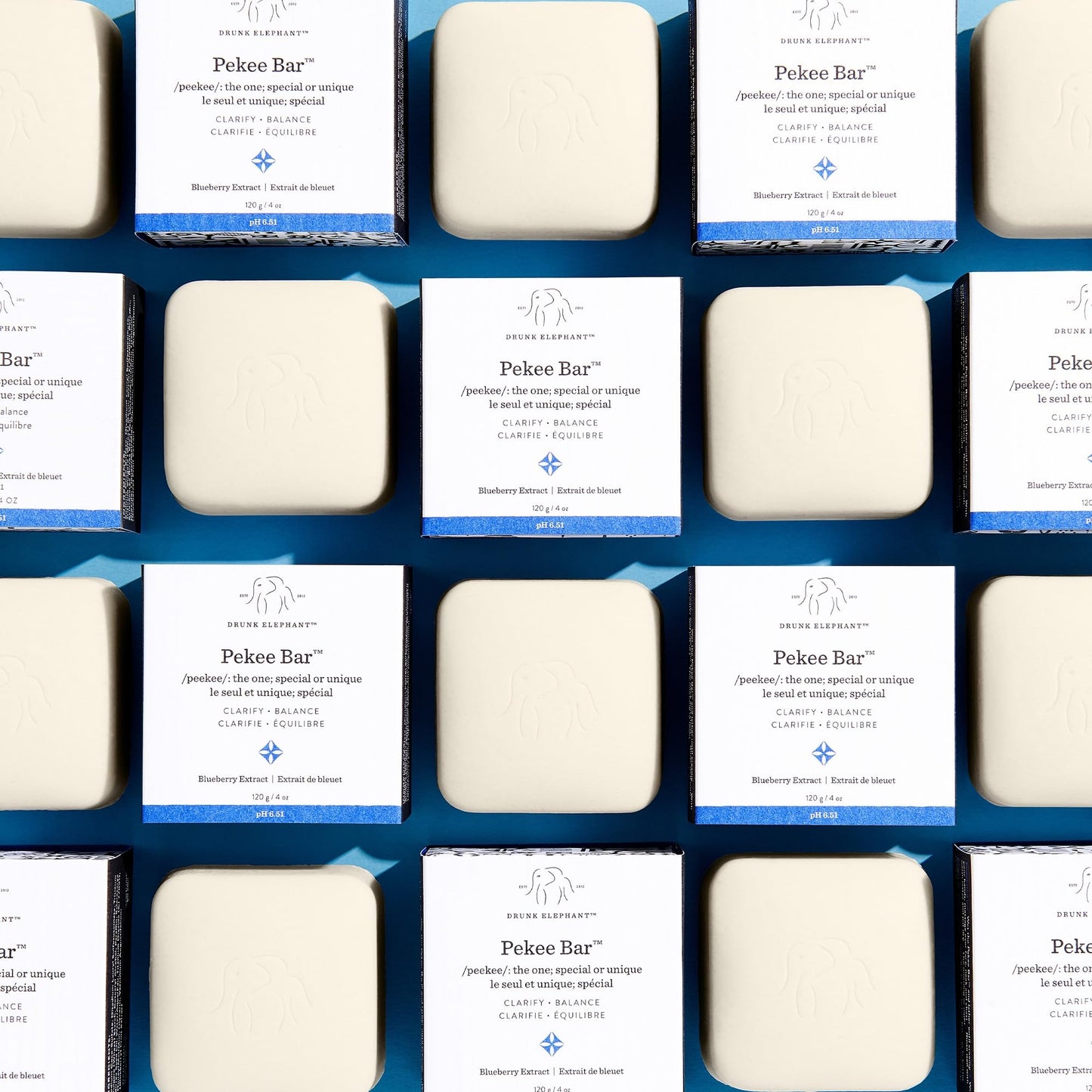 Drunk Elephant Pekee Bar - 113 g/4 oz - Facial Cleansing Bar - Clean Clinical Skincare - Cruelty-Free - Dermatologist-Tested - Free of Essential Oils, Silicones, and Fragrance