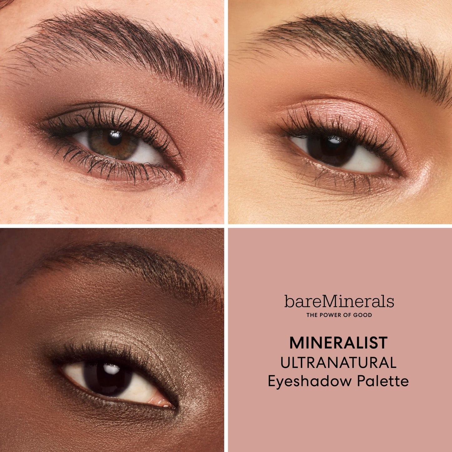 bareMinerals Mineralist Eyeshadow Palette, Ultranatural, Vegan, Cruelty-Free & Dermatologist-Tested