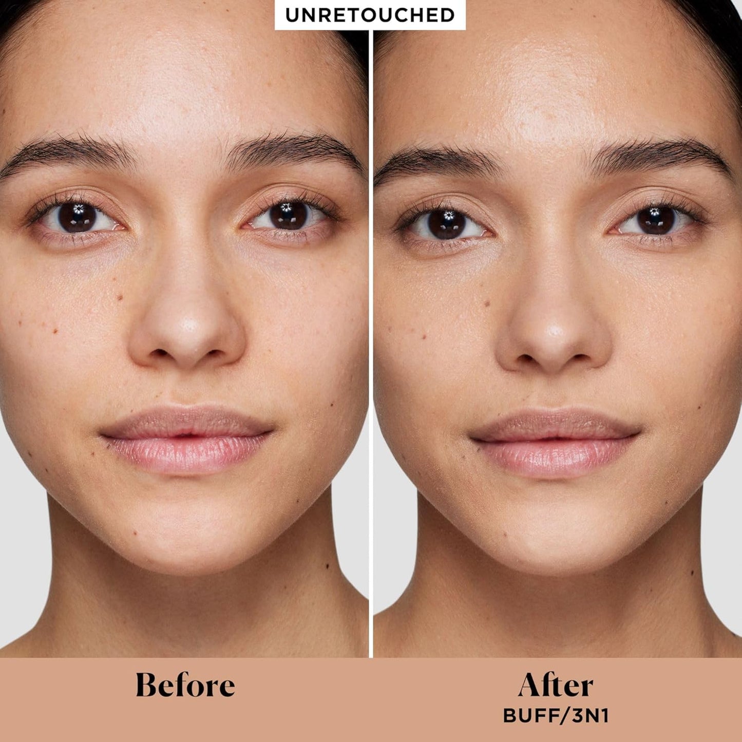 Real Flawless Waterproof Foundation - Medium Coverage, Buildable, 12 HR Wear, Non-Comedogenic, 1oz
