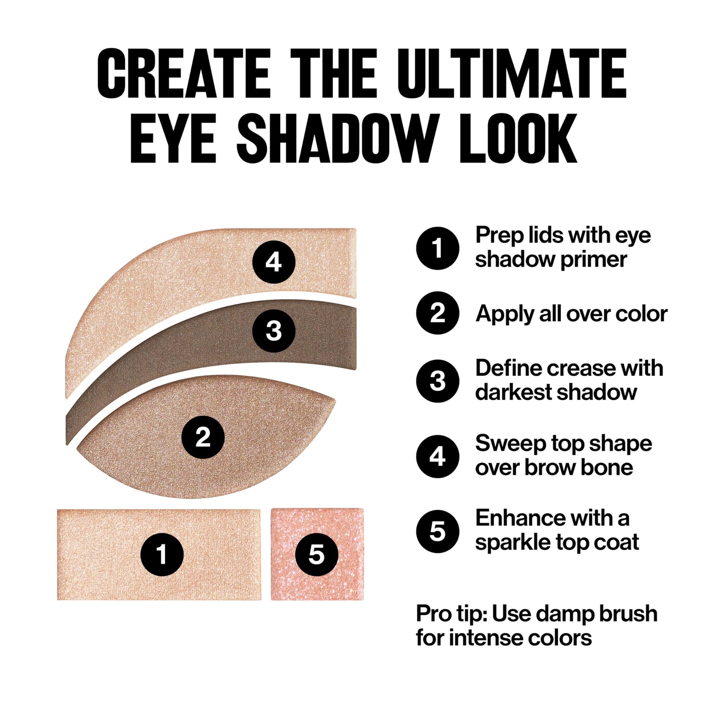 Revlon PhotoReady Eye Contour Kit Neutral Eyeshadow Palette, Wet/Dry Shimmer, 5 Shades, Double-Ended Brush, PACKAGING MAY VARY, 505 Impressionist, 0.1 oz
