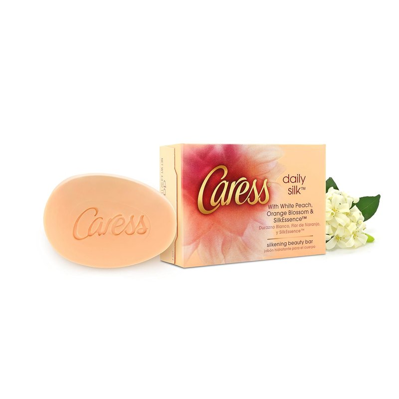 Caress Beauty Bar - Daily Silk Moisturizing Soap | 4 oz, 12 Bars (Pack of 2)