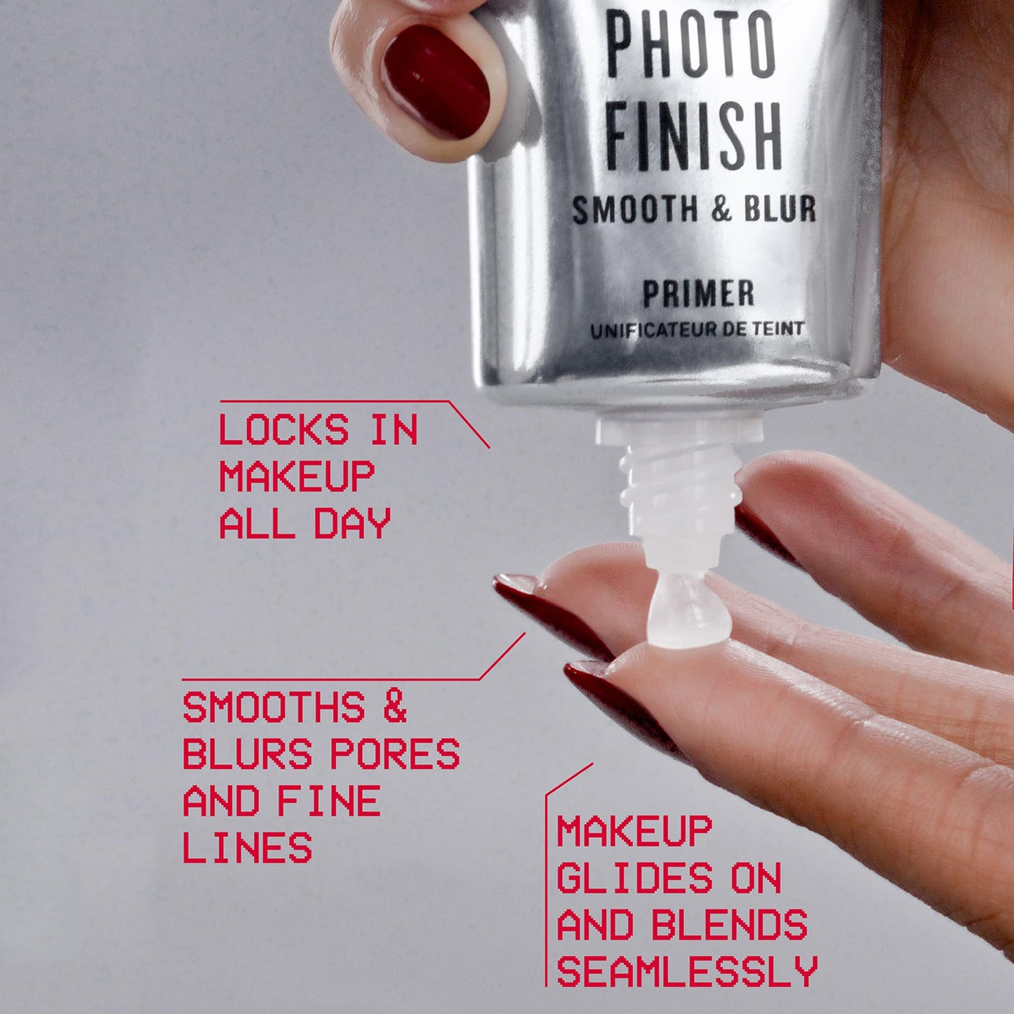 Smashbox Original Photo Finish Smooth & Blur Makeup Primer Duo | Includes Photo Finish Smooth & Blur Primer in Travel Size, 0.34 Fl Oz + Full Size, 1 Fl Oz