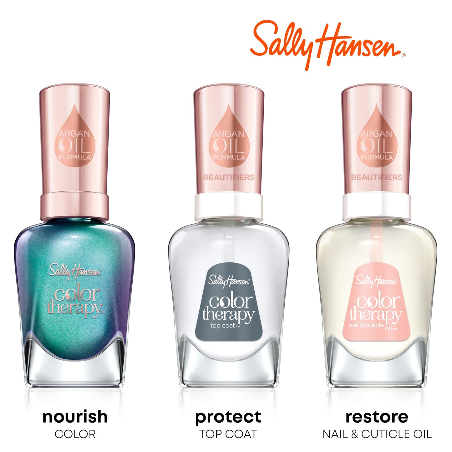 Sally Hansen Color Therapy Nail Polish, Well, Well, Well, Pack of 1