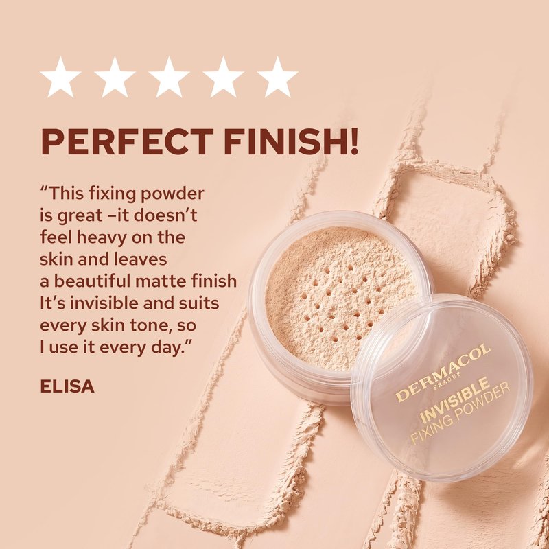 Dermacol Invisible Fixing Powder Color Natural