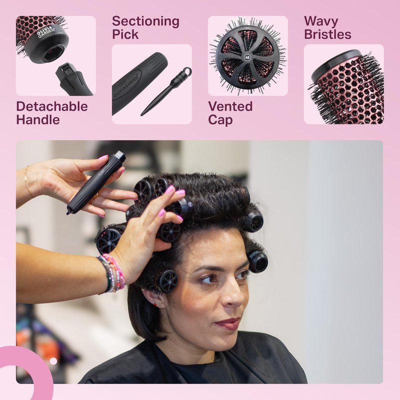 Olivia Garden MultiBrush Detachable Thermal Styling Hair Brush MB-46B (1 3/4")