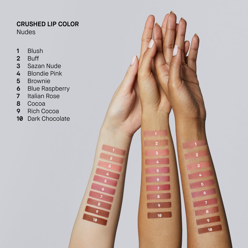 Bobbi Brown Crushed Lip Color | Hydrating, High-Pigment, Satin-Matte Lipstick | Non-Drying, Long-Lasting Wear & Lip Stain Effect, 0.12 Ounce, Blue Raspberry