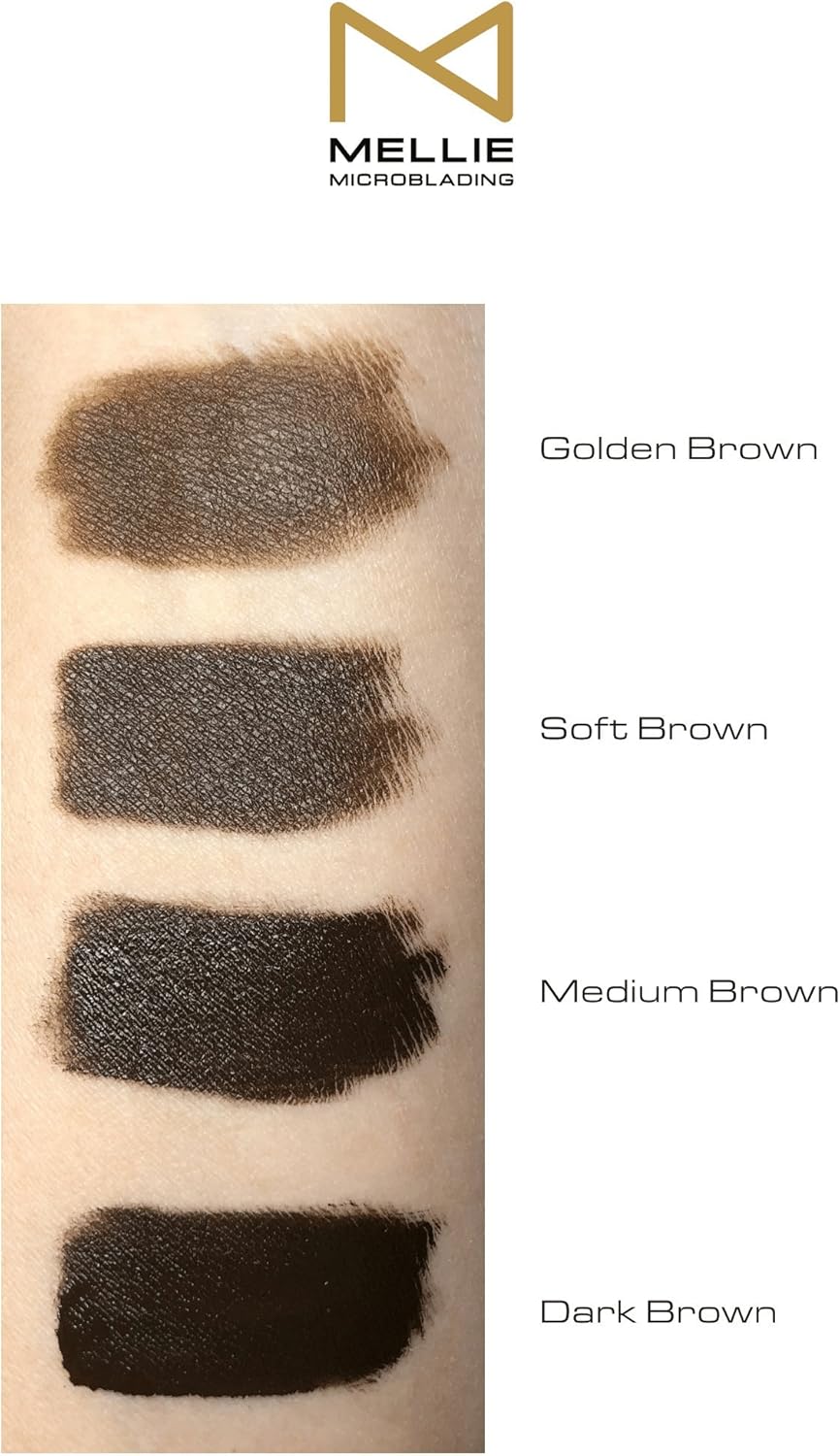 Microblading Pigment - Medium Brown 10 ml | Medical Grade, No Mixing, Long Lasting for Professionals